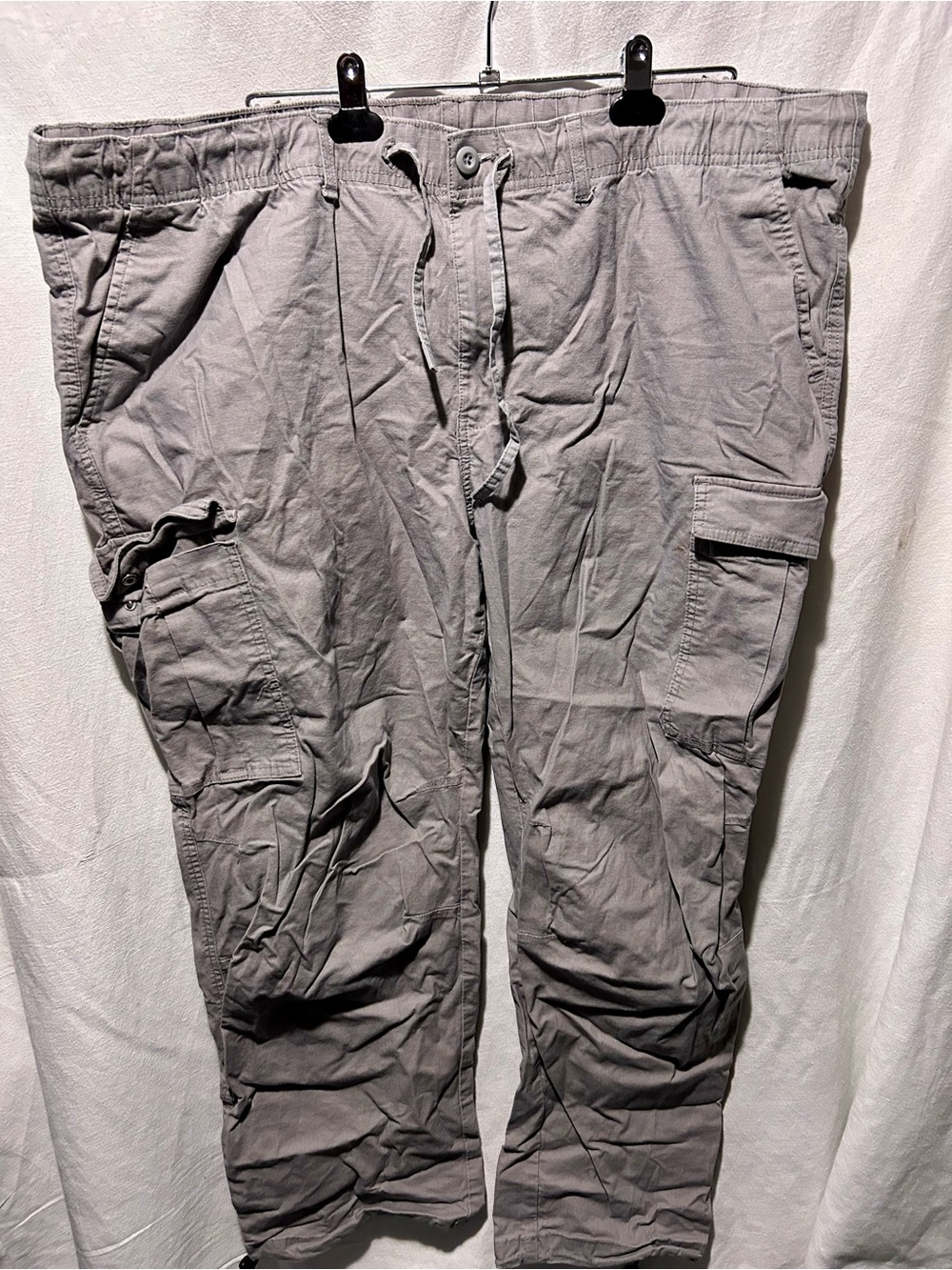 Original Use Cargo Jogger Pants Gray Lightweight Drawstring XXL Mens